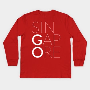 Go Singapore Kids Long Sleeve T-Shirt